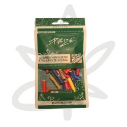 Filtres joint charbon actif Extra Slim ø5,9mm x33 - Purize