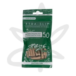 Filtres joint charbon actif Extra Slim ø6mm x50 - Purize