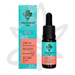 Huile CBD chat 3% "Saumon"...