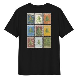 T-shirt col côtelé Timbre -...