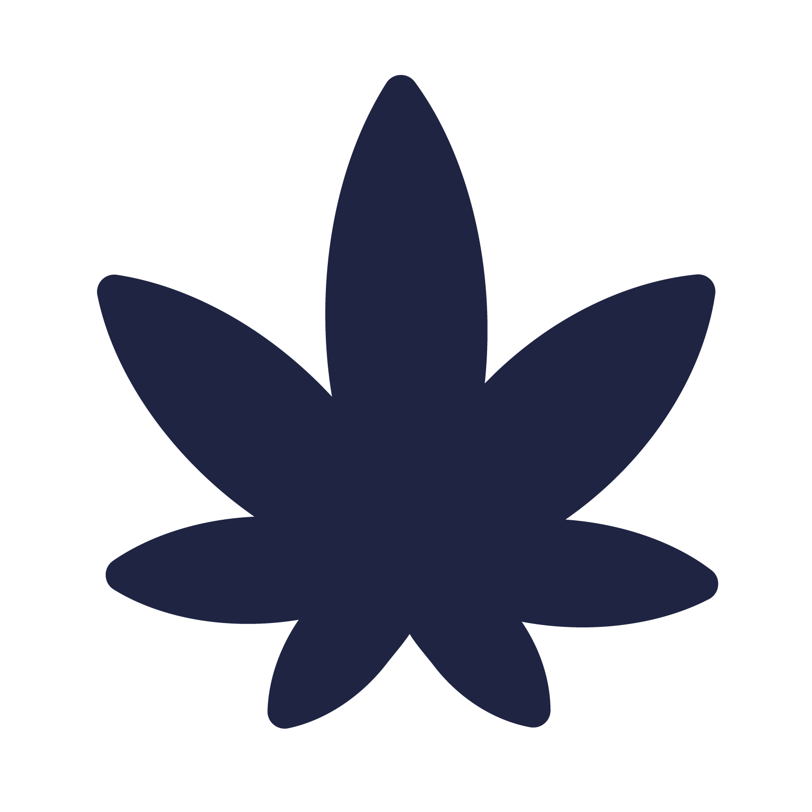 Pictogramme feuille de chanvre